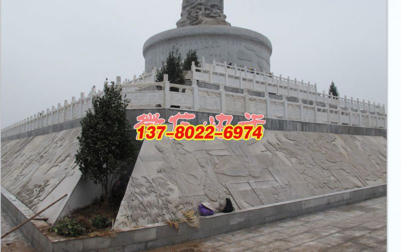 花崗巖浮雕—重慶茶花女基座神浮雕項目